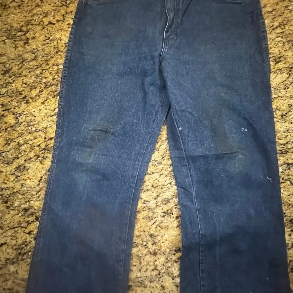 Vintage Wrangler Denim Jeans USA Made‎ Me 38x32 Workwear Skater Classic